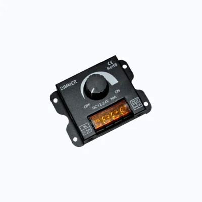CONTROL DIMMER MANUAL CINTA LED 12V 24V 30AMP UNICOLOR