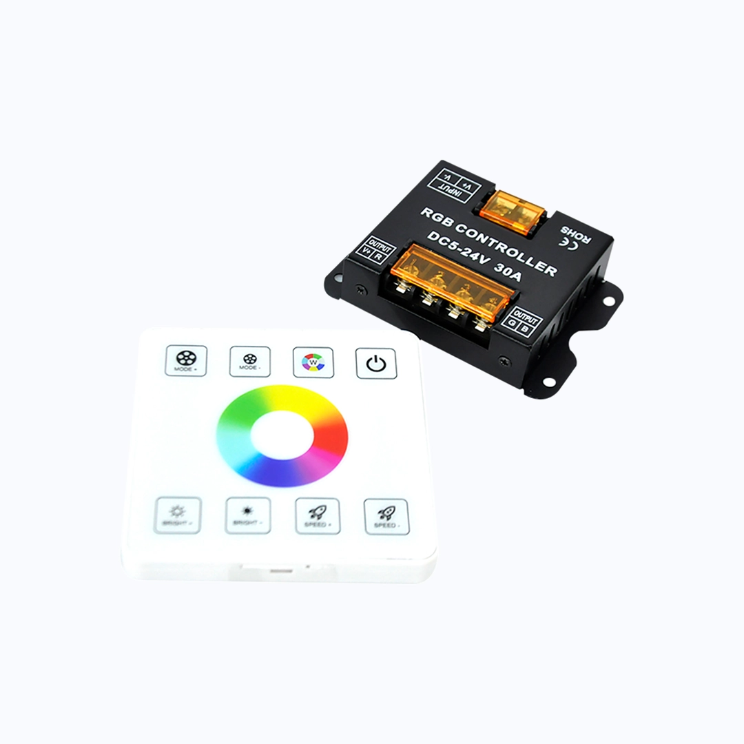 CONTROL RGB INALAMBRICO TACTIL 8K 10 AMP