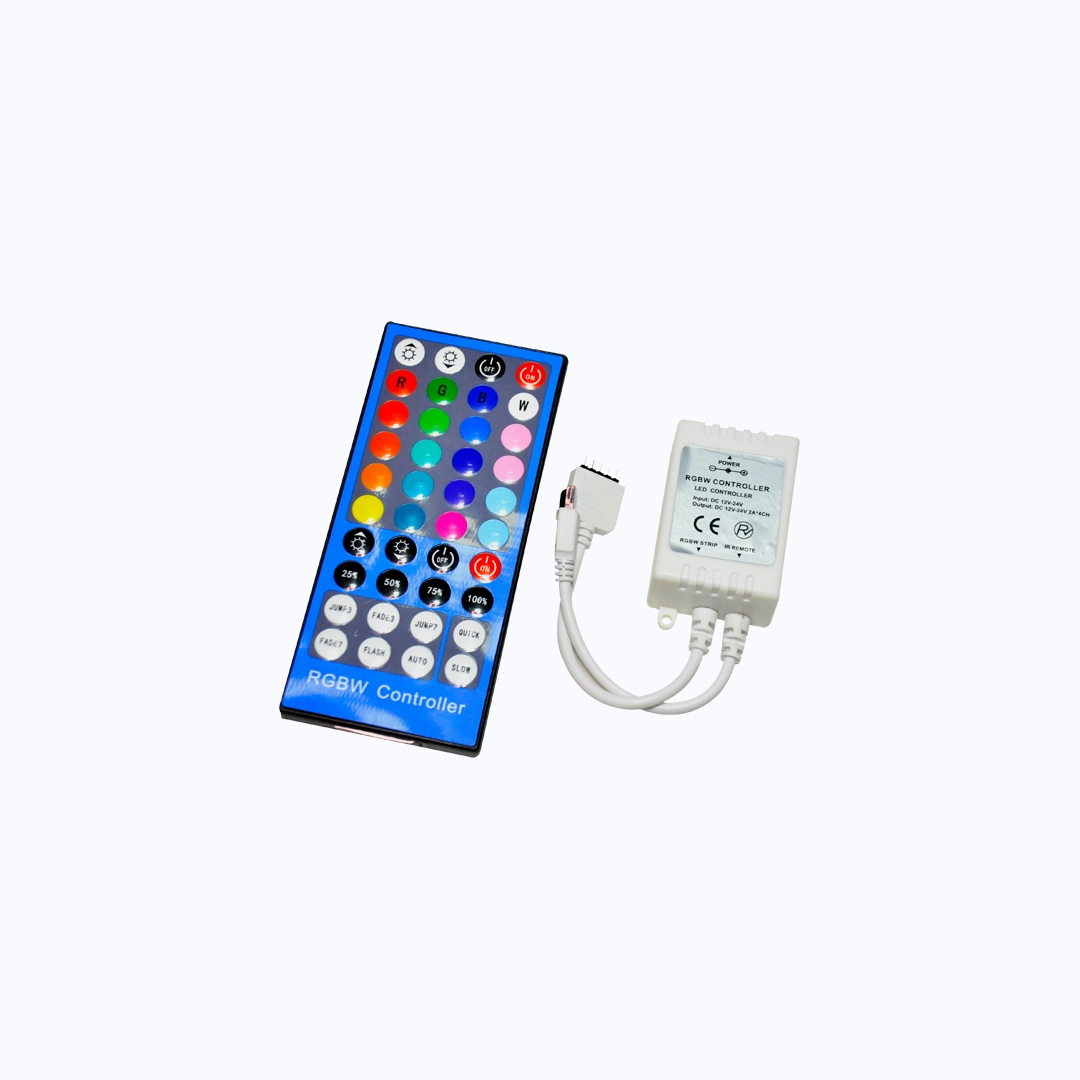 CONTROL RGB+WHITE 24 FUNCIONES 5050 12V