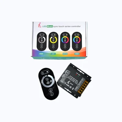 CONTROL UNICOLOR AUDIORITMICO TACTIL 12V 24V 10 AMP
