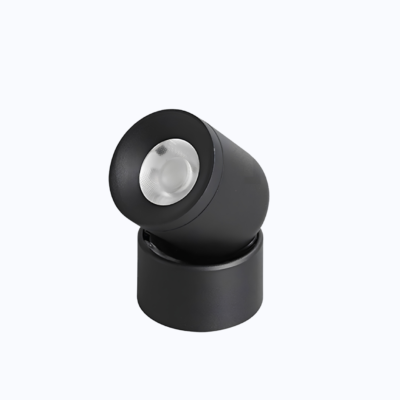 LUZ SPOT CILINDRO GIRATORIO 7W RM NEGRO TRICOLOR