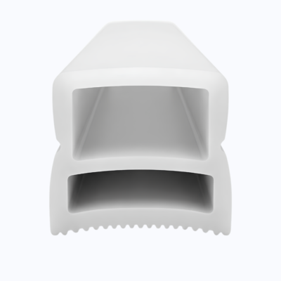 PERFIL SILICONADO PLANO DOBLE FONDO INCRUSTAR REF 10 X 10 200M