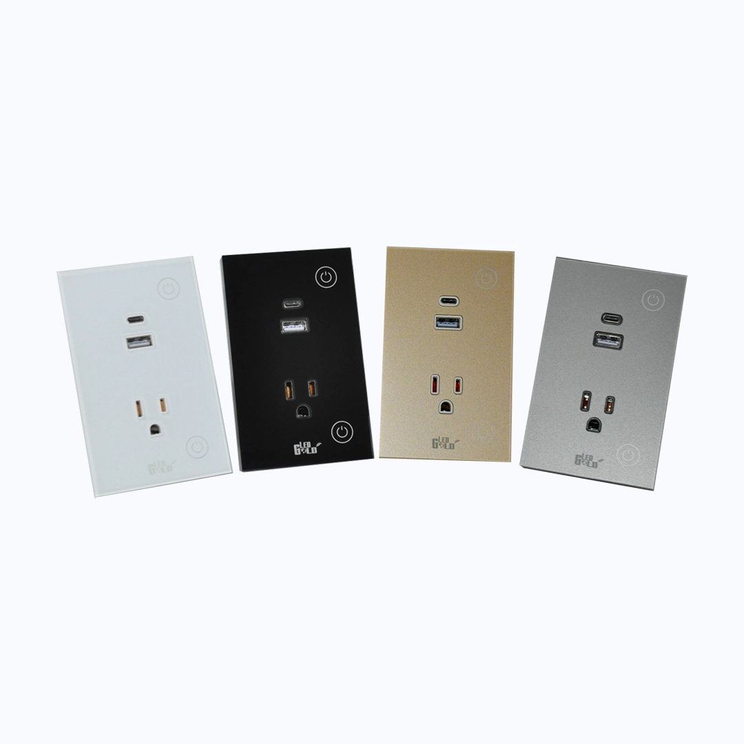 TOMA SMART SENCILLA + USB + TIPO C INCRUSTAR