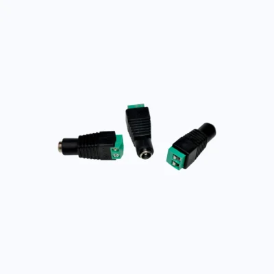 ACCESORIO CINTA LED 8MM CONECTOR DC VERDE HEMBRA