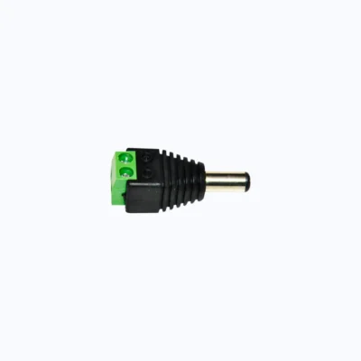 ACCESORIO CINTA LED 8MMCONECTOR DC VERDE MACHO