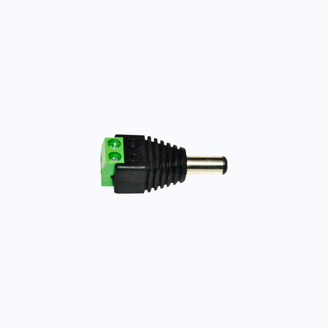 ACCESORIO CINTA LED 8MMCONECTOR DC VERDE MACHO