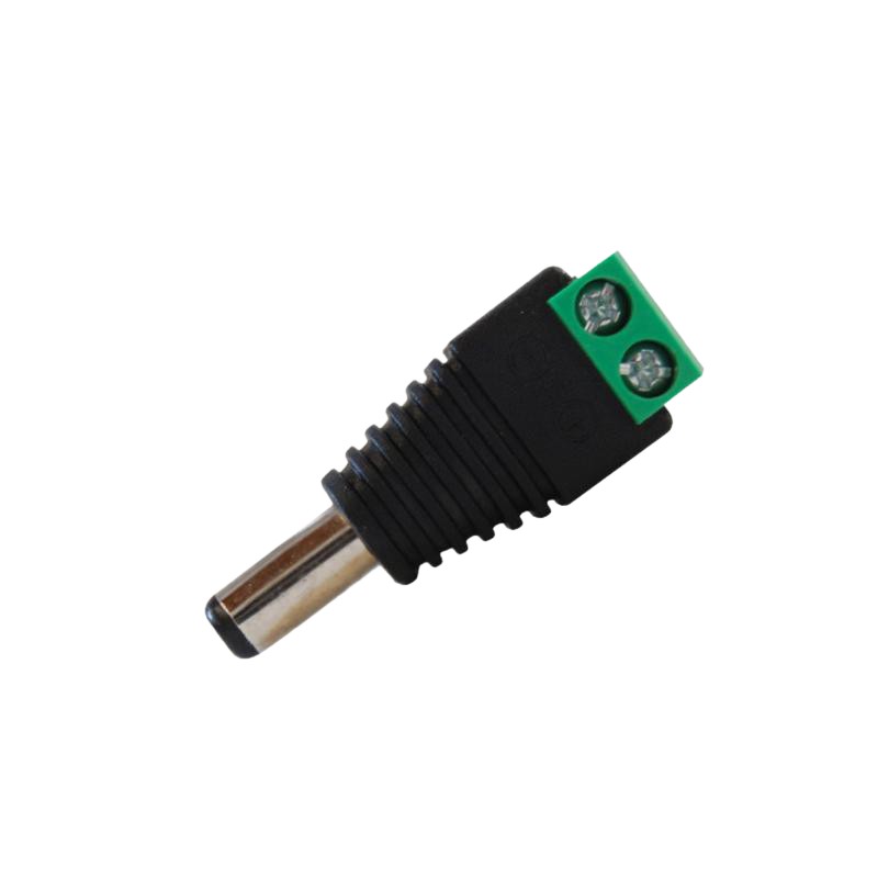 ACCESORIO CINTA LED 8MMCONECTOR DC VERDE MACHO - Imagen 2